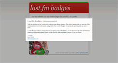 Desktop Screenshot of lastfm.freedig.org